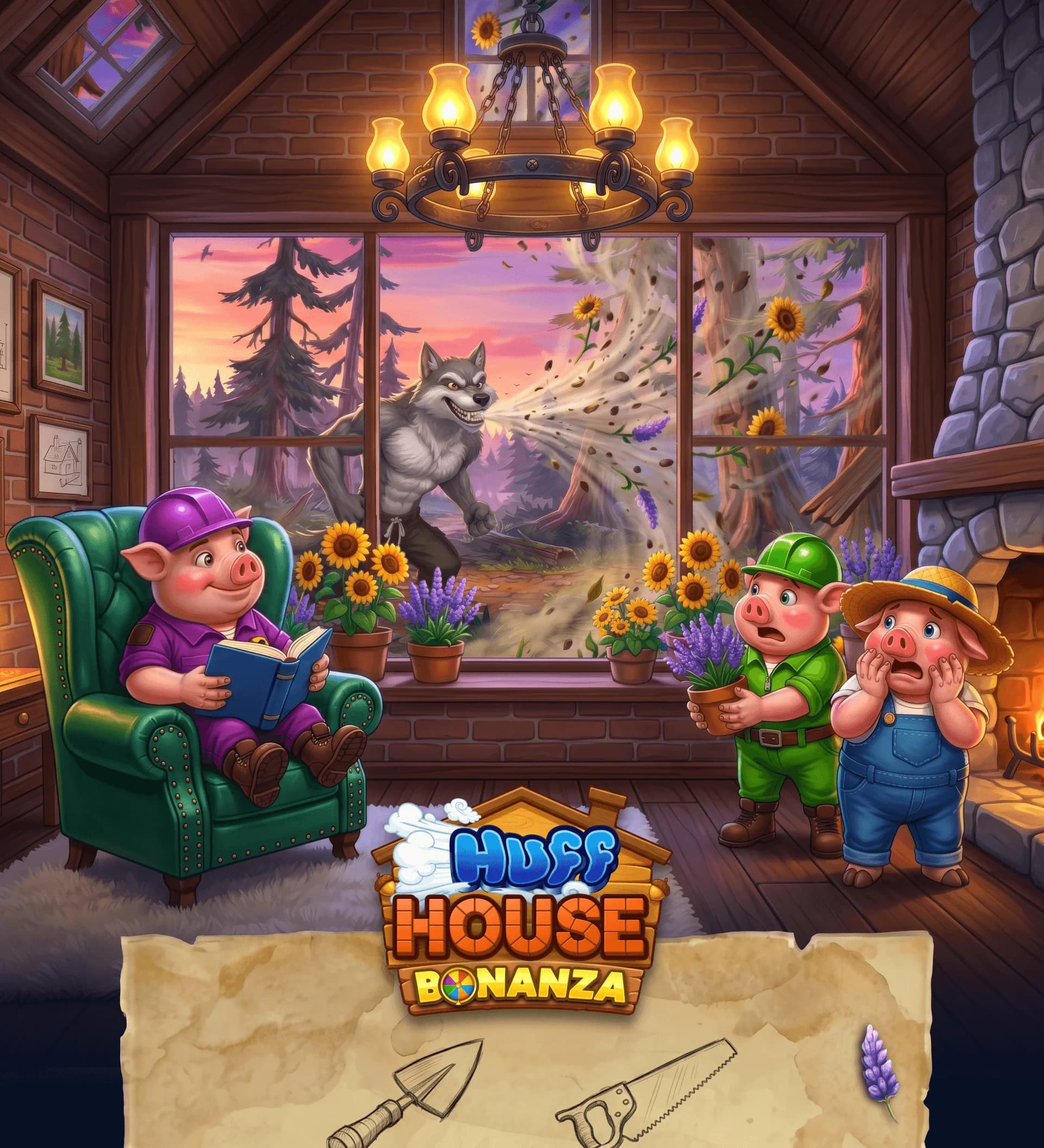 Huff House Bonanza – Slot Game Design — section 1