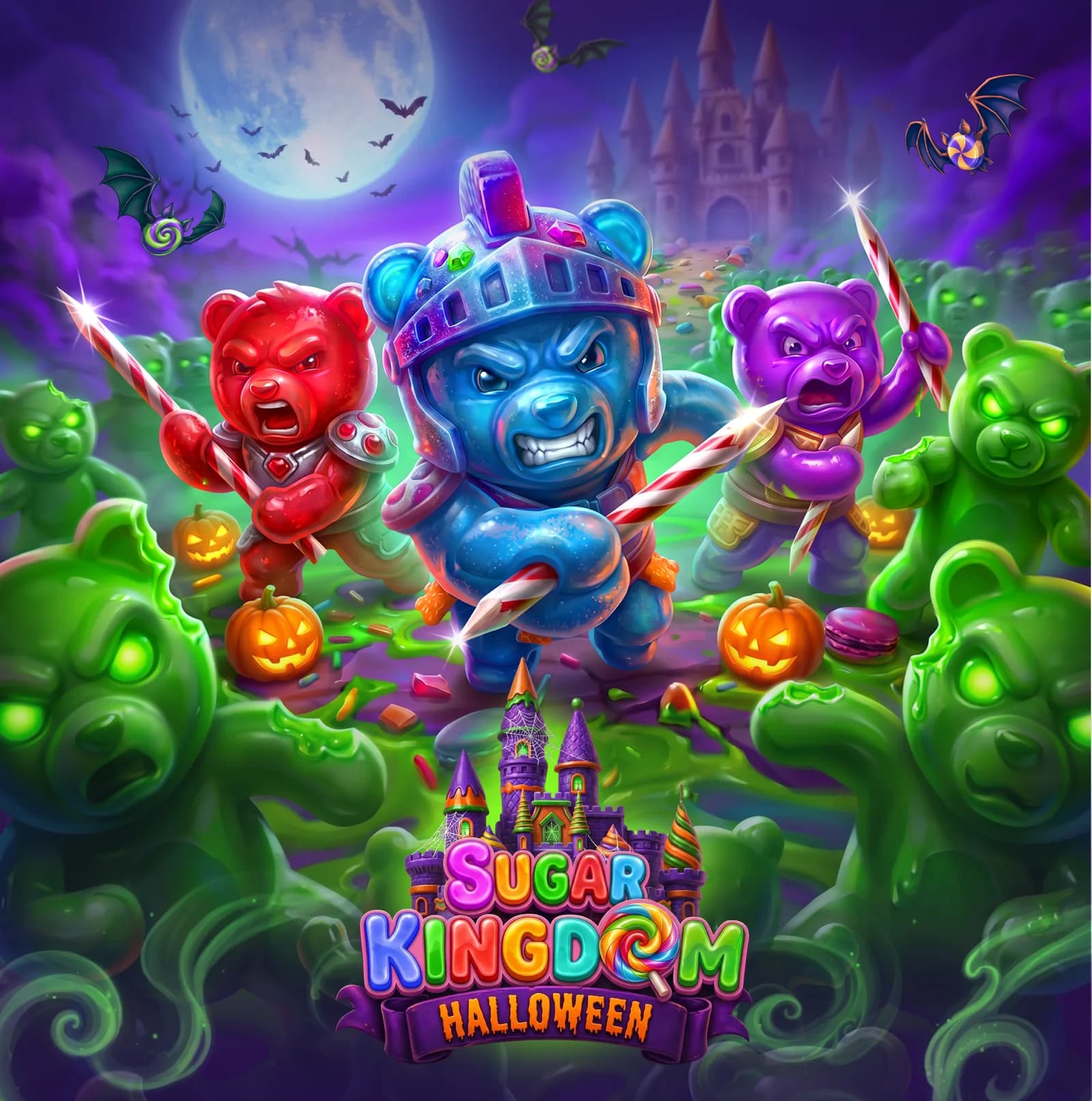 Sugar Kingdom Halloween – Slot Game Art, Symbols & UI — section 1