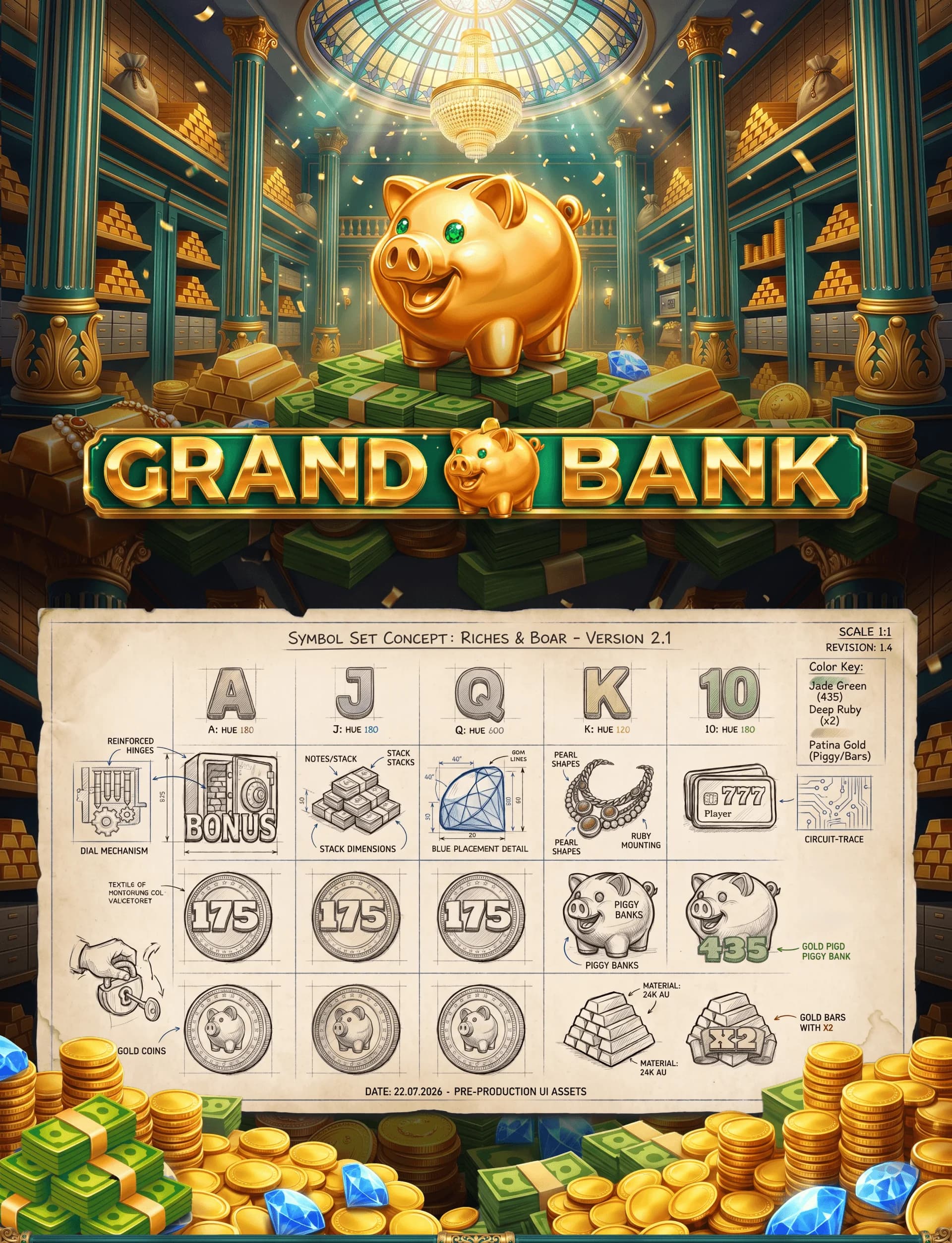 Grand Bank – Slot Game Design — section 1