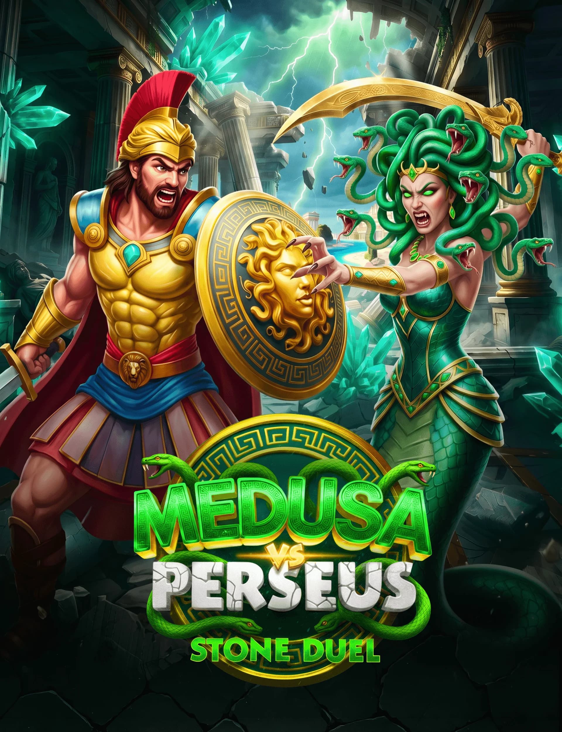 Medusa vs Perseus – Slot Game Design — section 1
