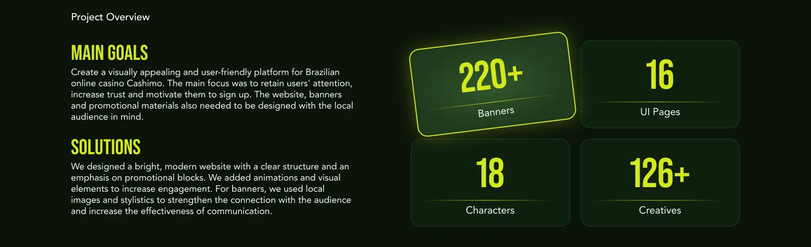 Cashimo – Full-Scale Branding, Characters & Digital Production — section 2