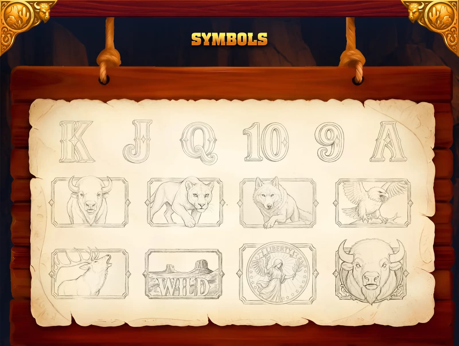 Buffalo Wild Collection – Slot Game Art, Symbols & UI — section 2