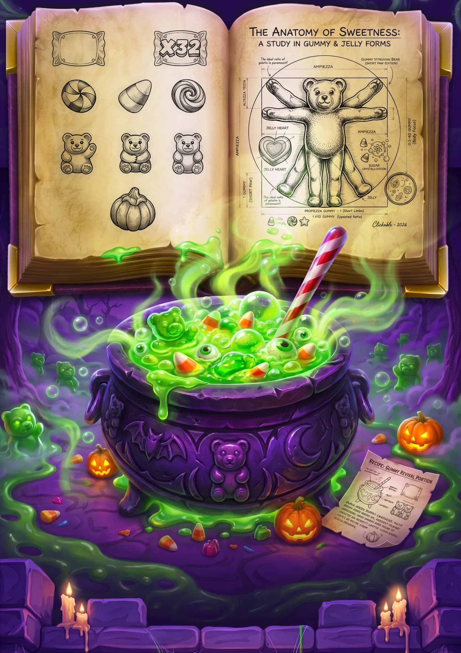 Sugar Kingdom Halloween – Slot Game Art, Symbols & UI — section 2
