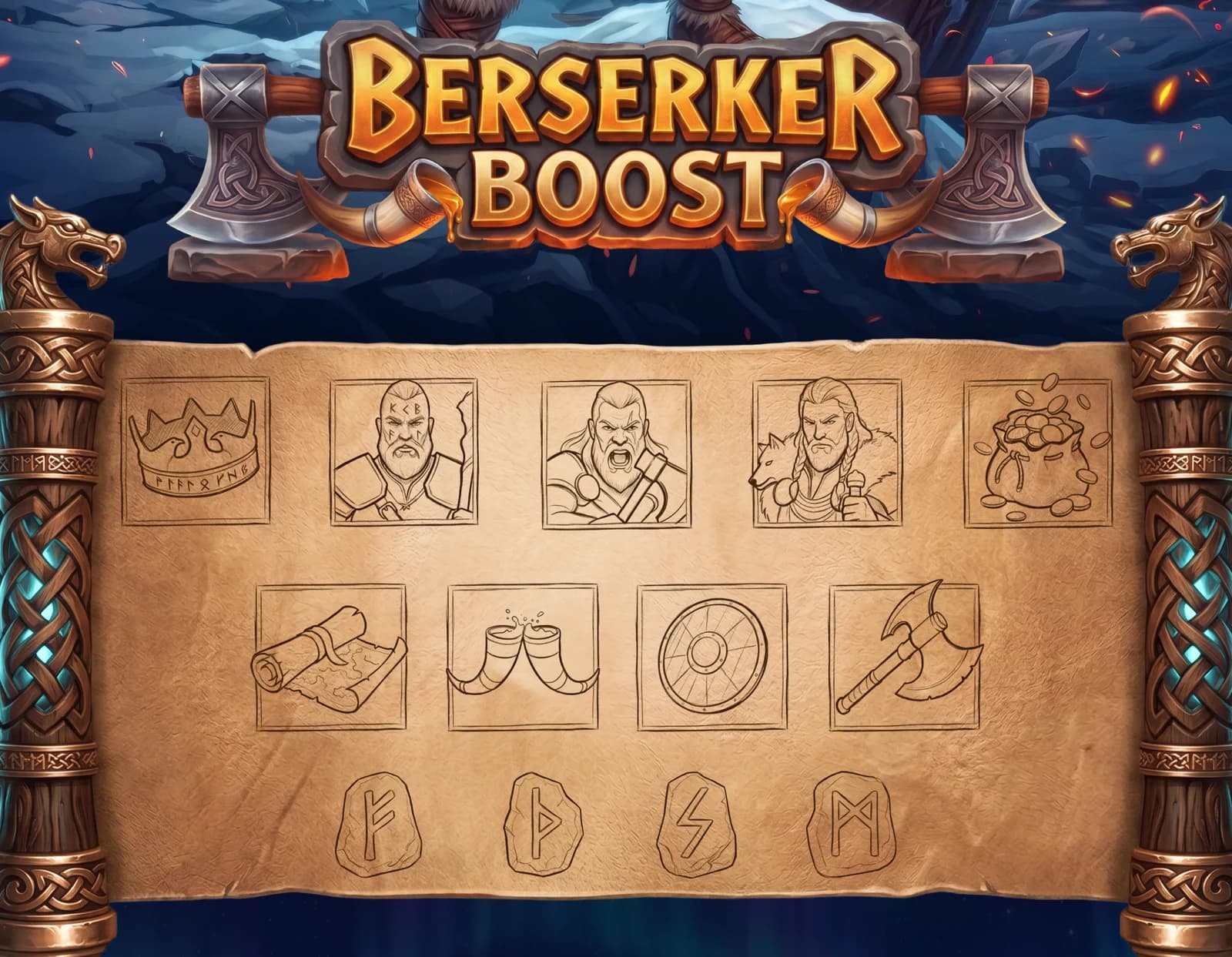 Berserker Boost – Slot Game Art, Characters & UI — section 2