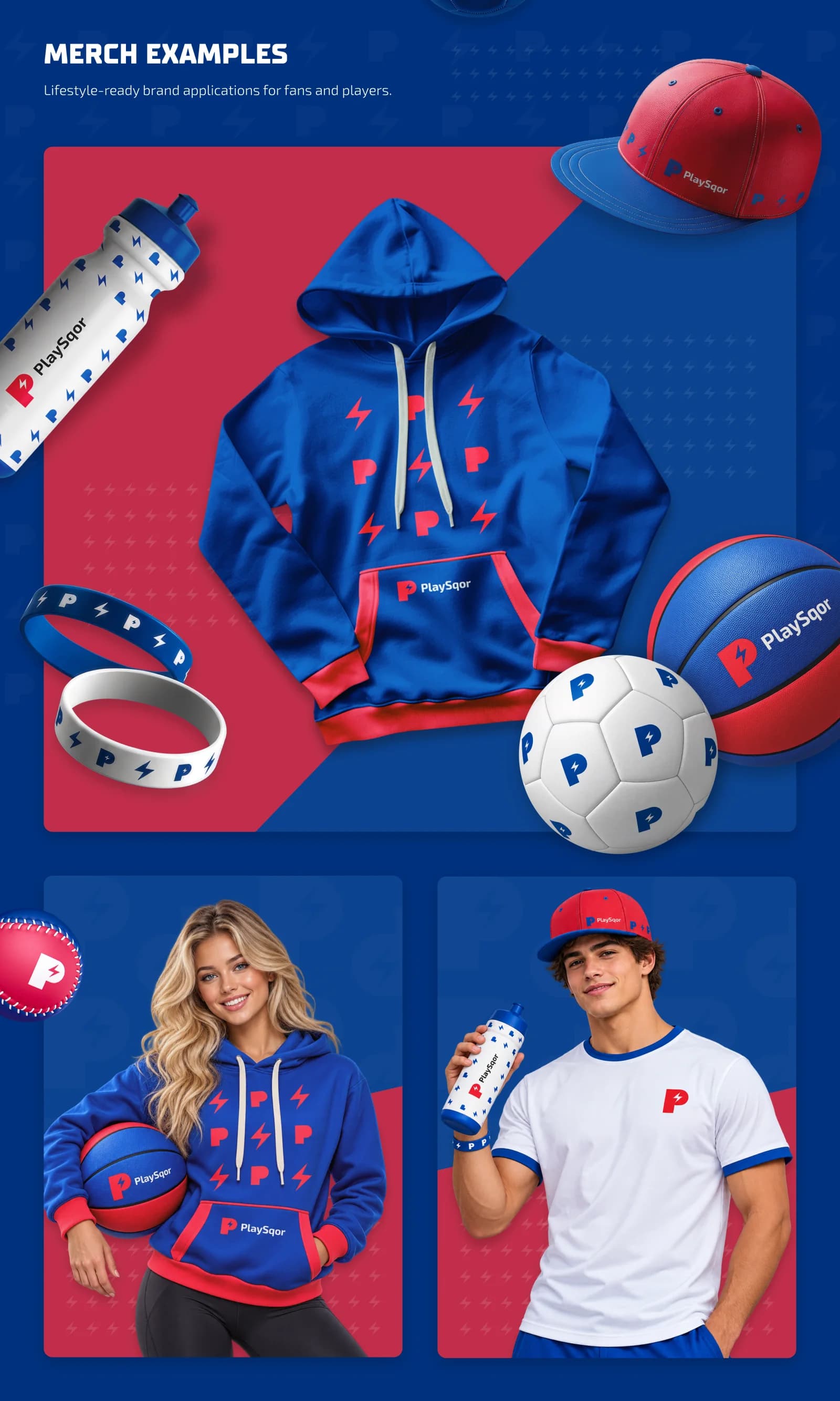 PlaySqor – Sports Brand Identity, Website & Promo — section 3