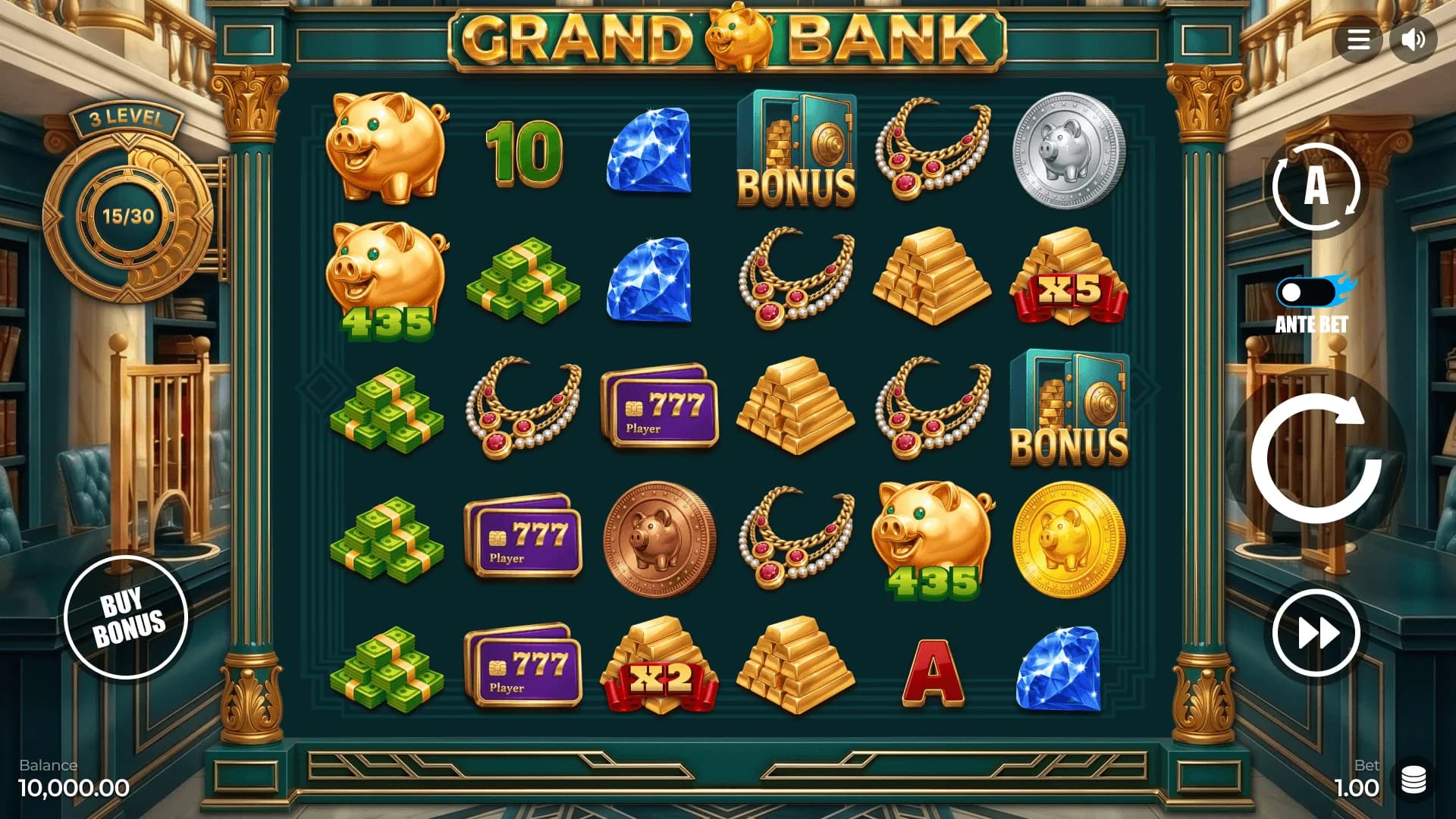 Grand Bank – Slot Game Design — section 3