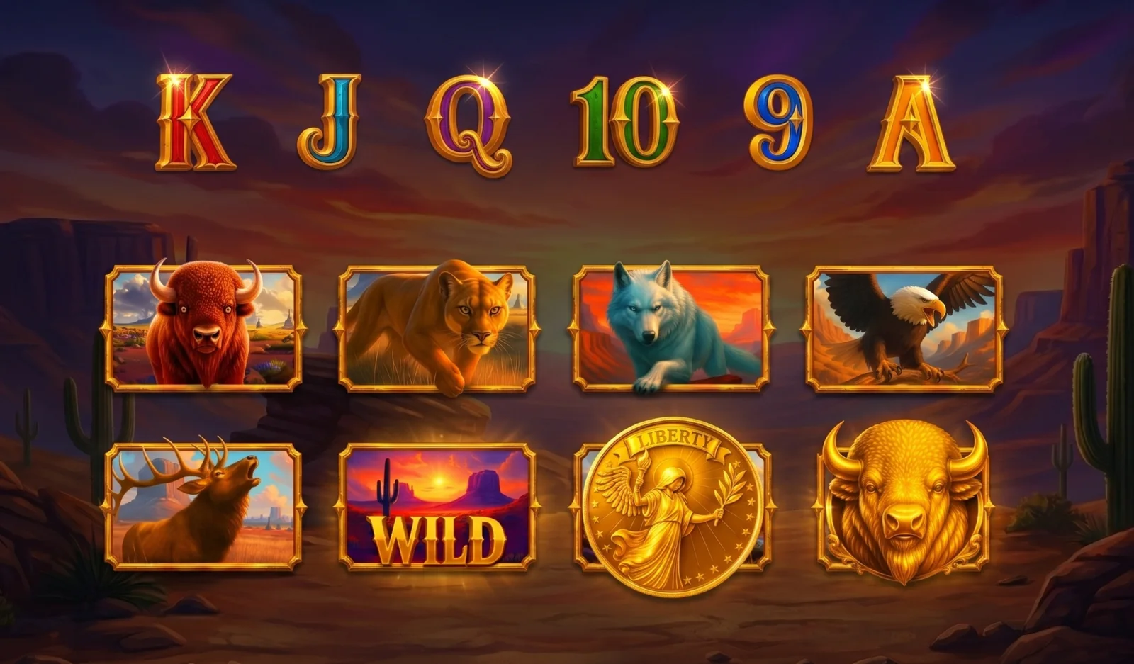Buffalo Wild Collection – Slot Game Art, Symbols & UI — section 3