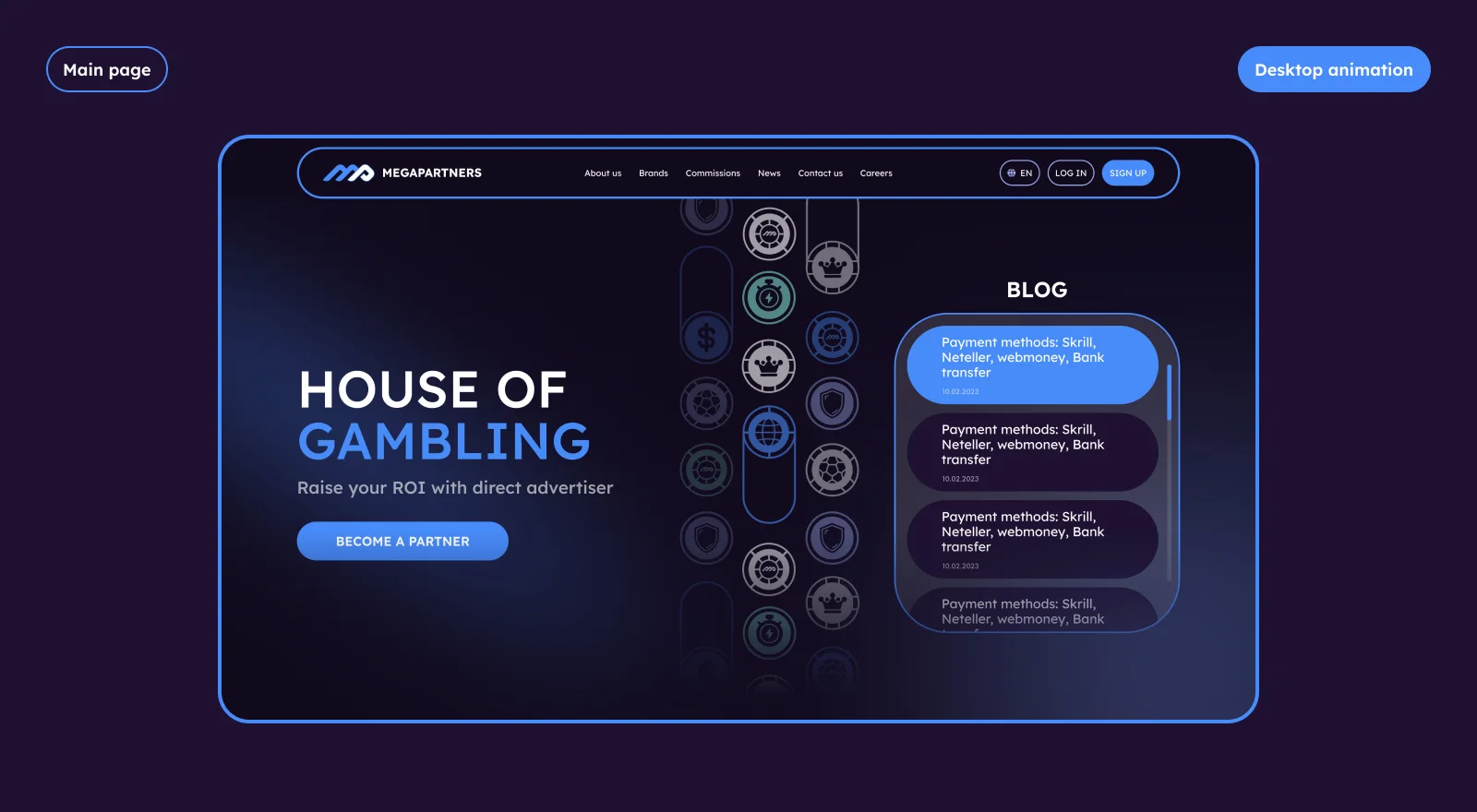 MegaPartners – Affiliate Program Branding & Website — section 4