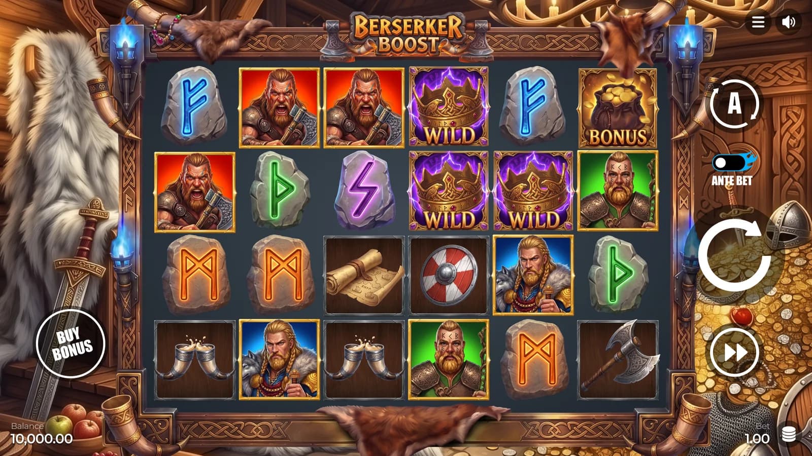 Berserker Boost – Slot Game Art, Characters & UI — section 4