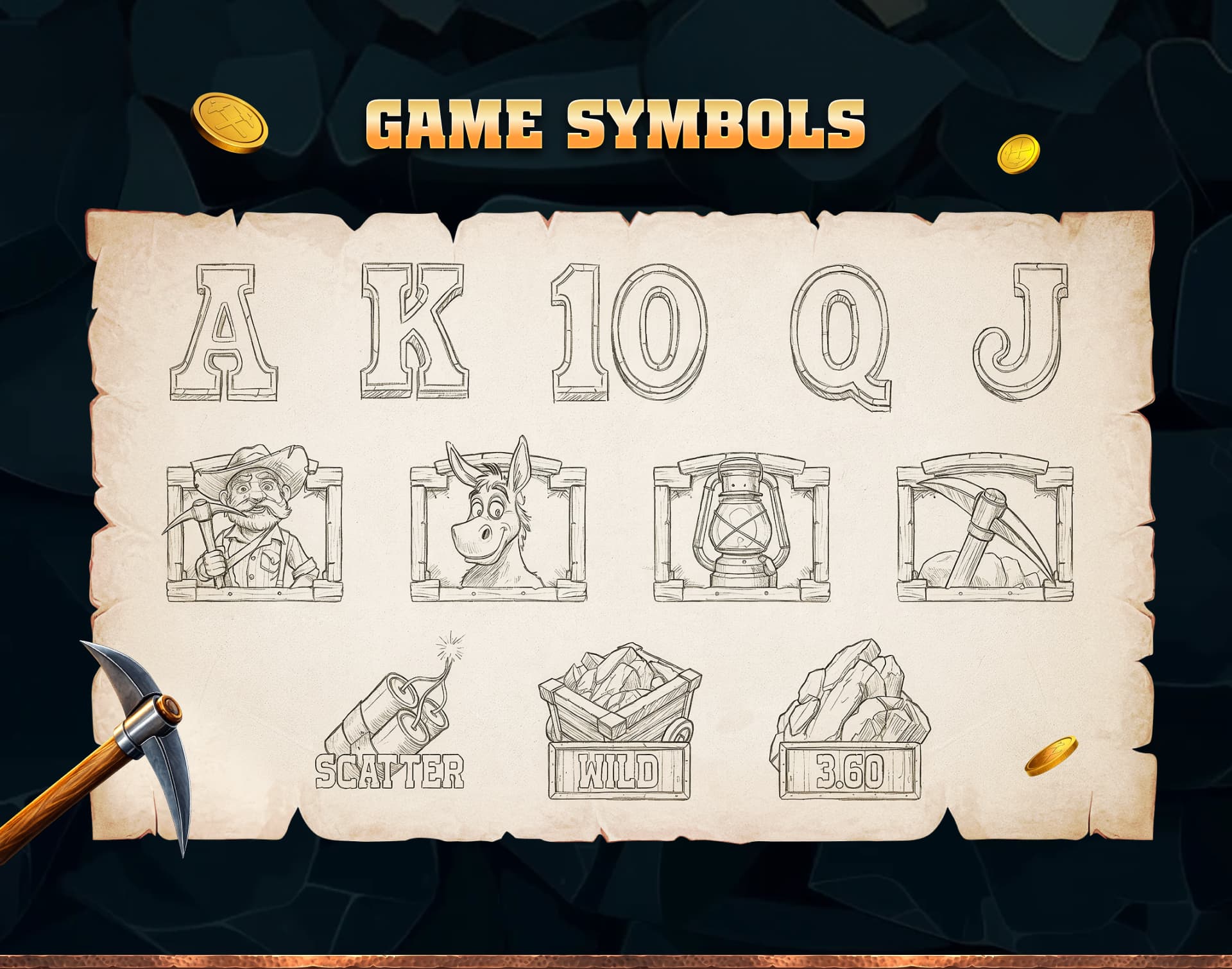 Slot Wild Gold Mine – Slot Game Concept, Graphics & Animation — section 5