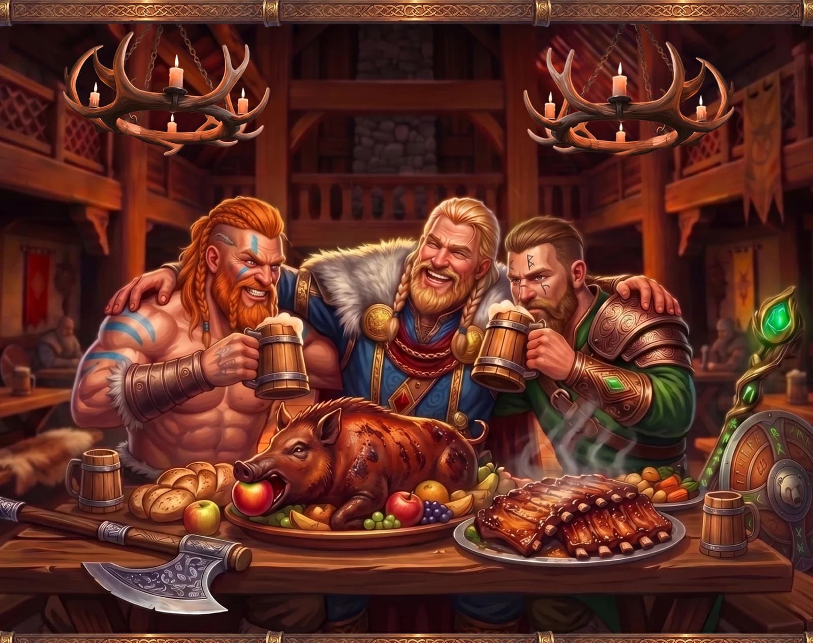 Berserker Boost – Slot Game Art, Characters & UI — section 5