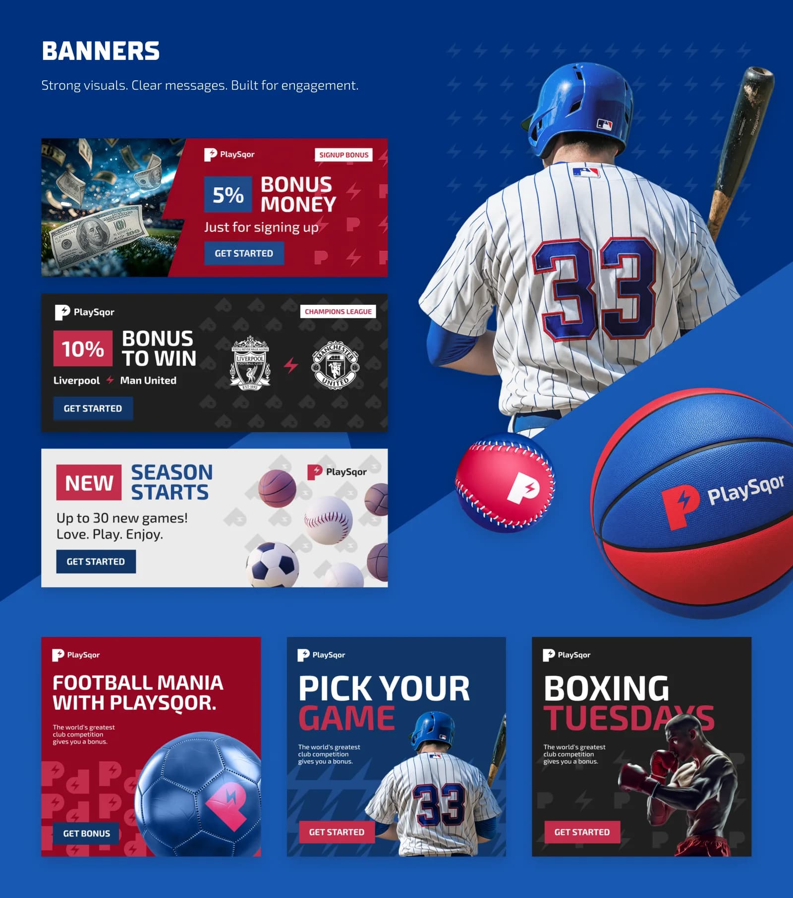 PlaySqor – Sports Brand Identity, Website & Promo — section 5