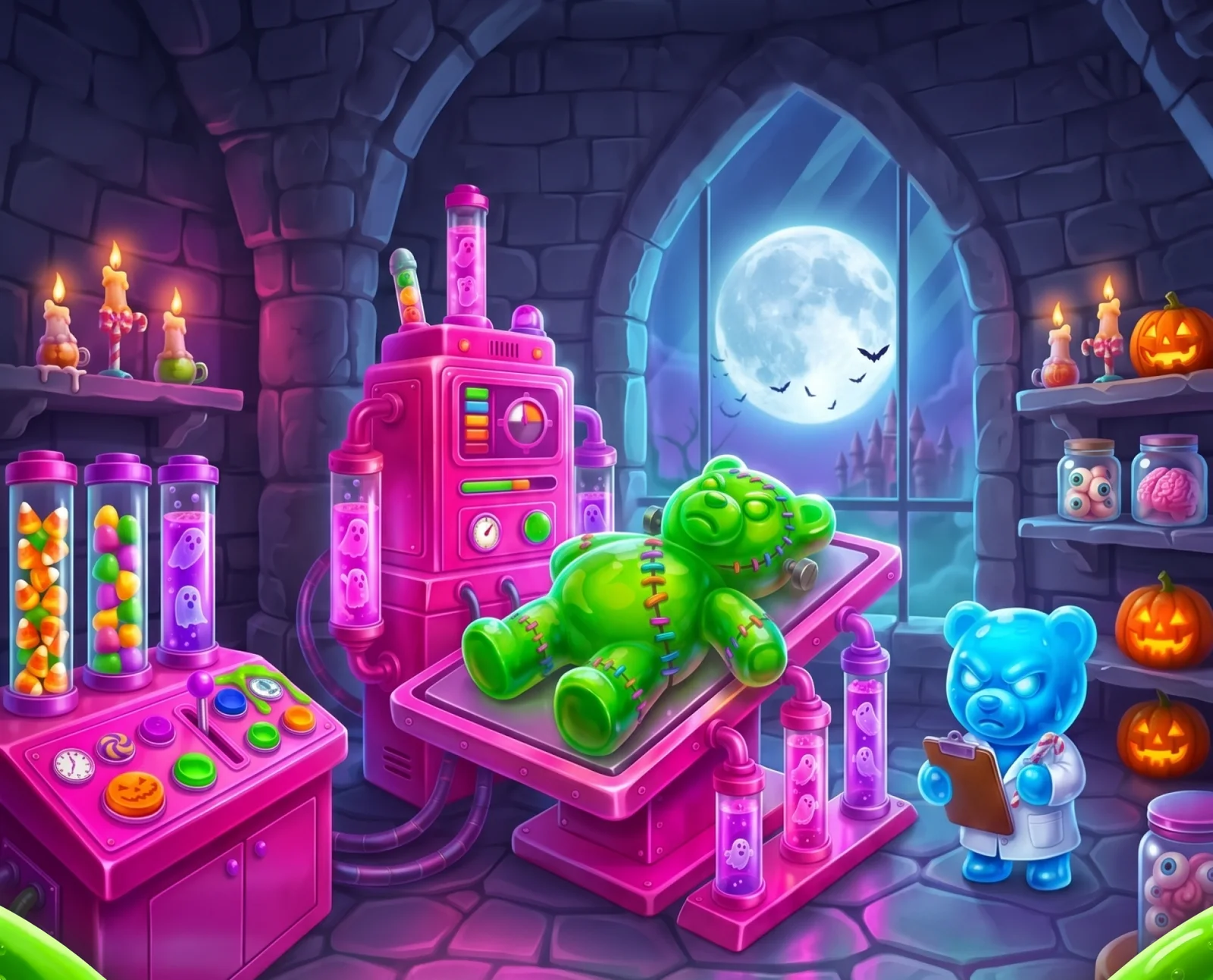 Sugar Kingdom Halloween – Slot Game Art, Symbols & UI — section 5
