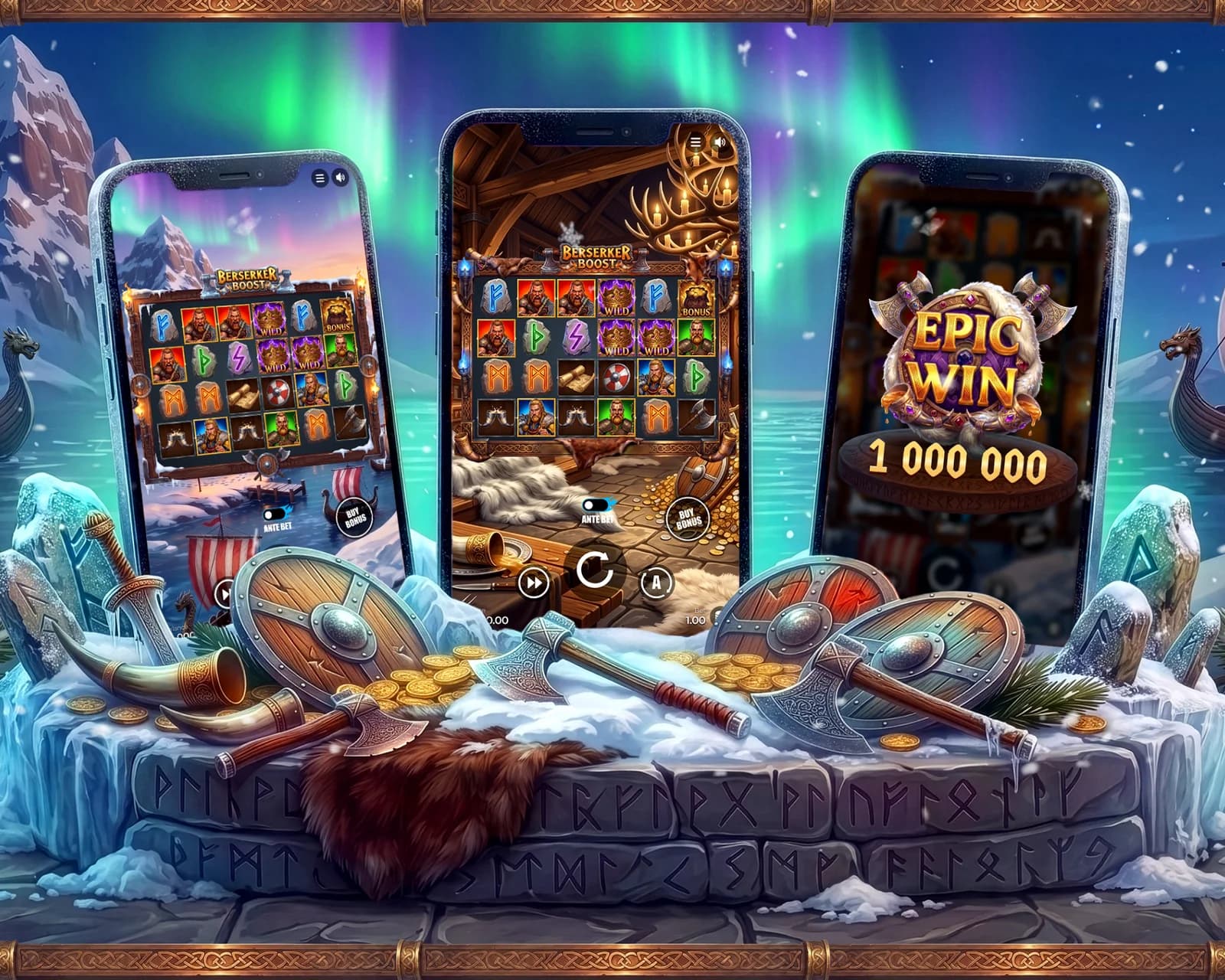 Berserker Boost – Slot Game Art, Characters & UI — section 6