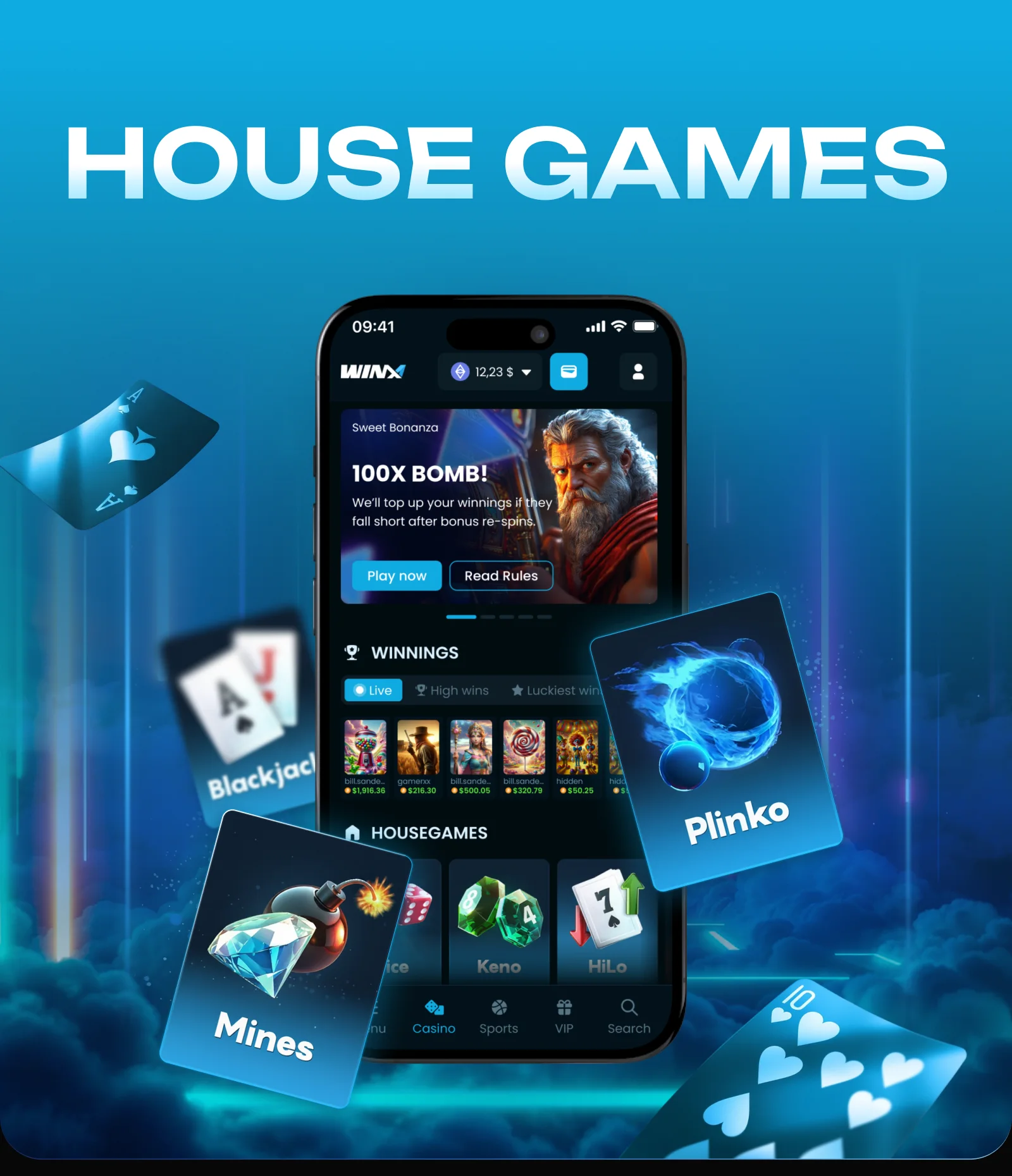 Winx – iGaming Platform UI/UX — section 6