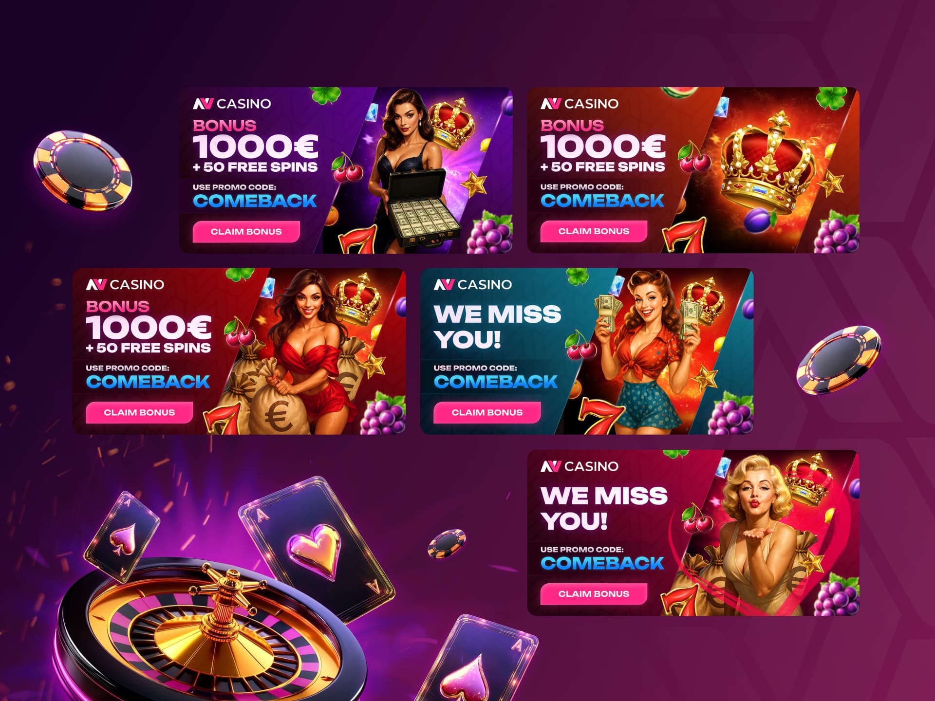 NV Casino - Landings & Visuals Production — section 6