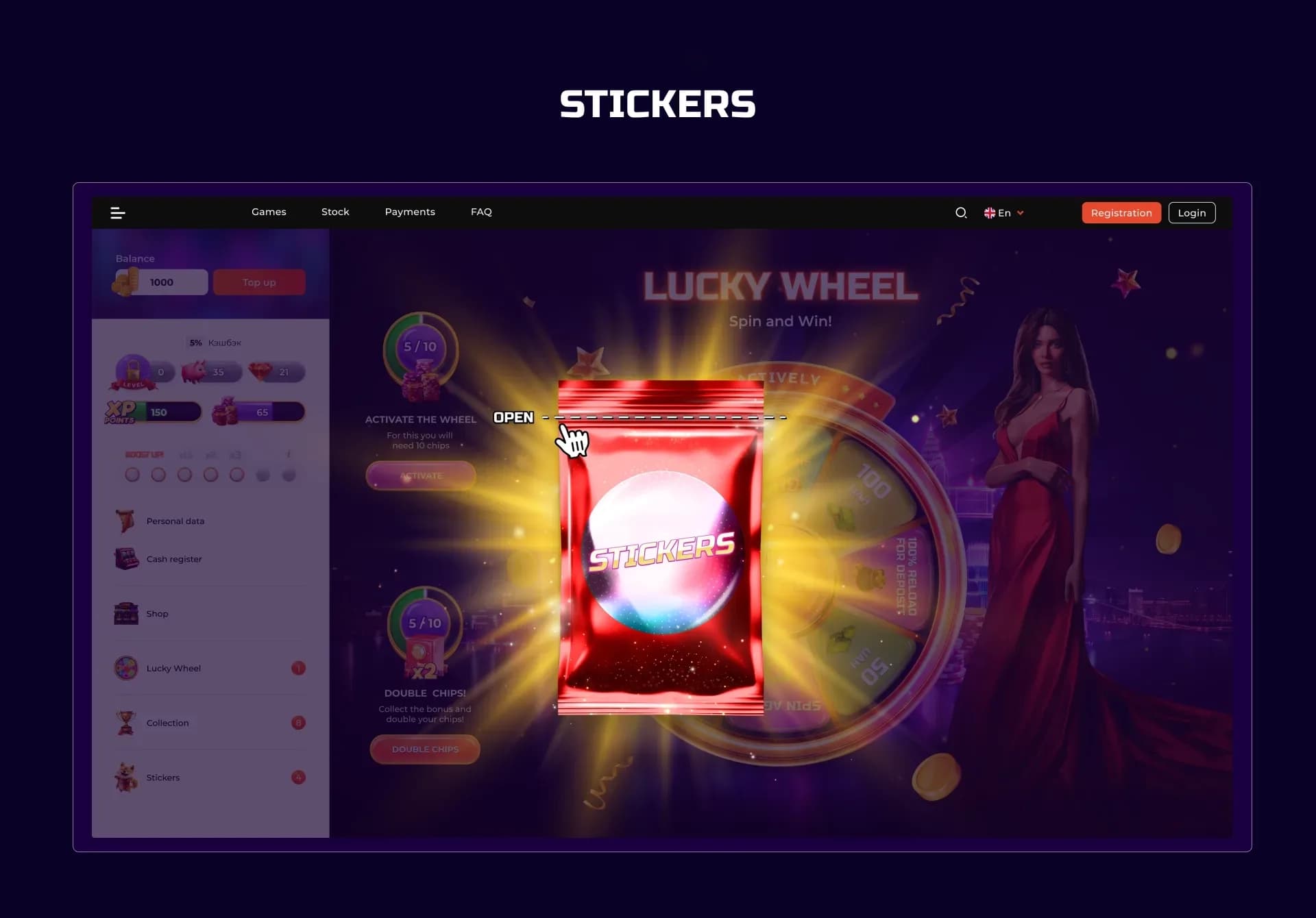 Slotomen – Gamification, Bonus Games & Visual Assets — section 6