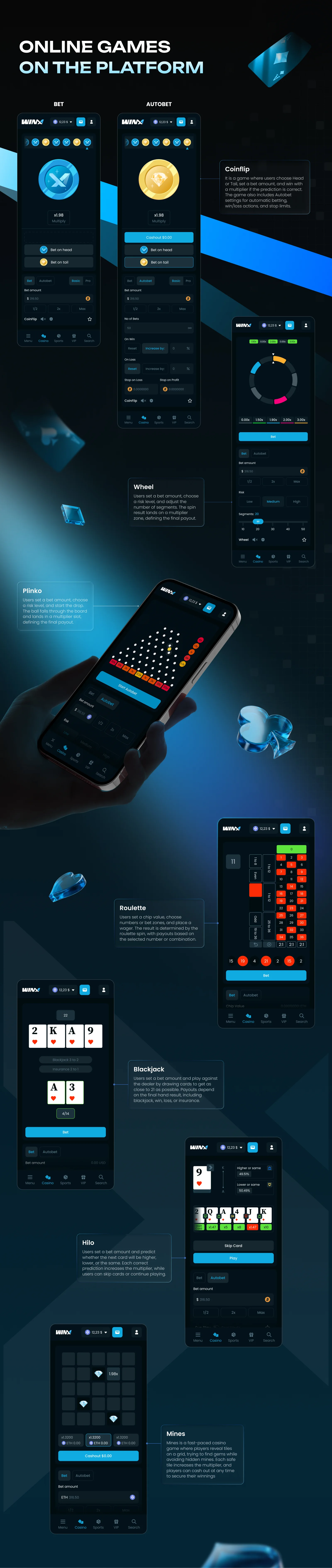 Winx – iGaming Platform UI/UX — section 7