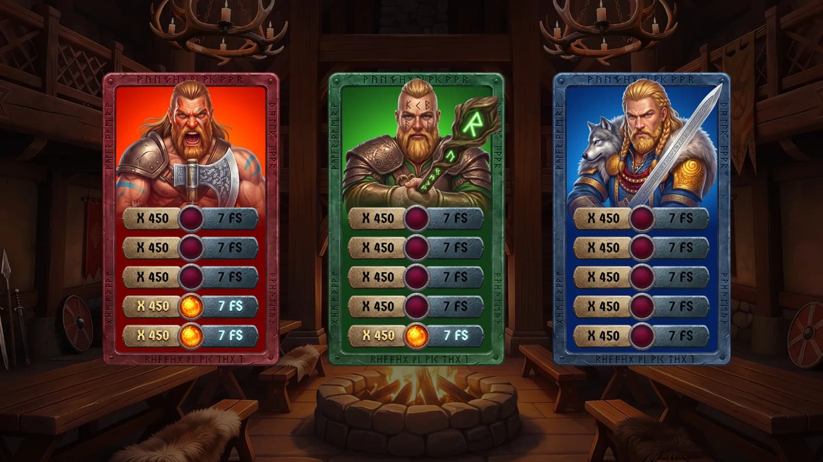 Berserker Boost – Slot Game Art, Characters & UI — section 7