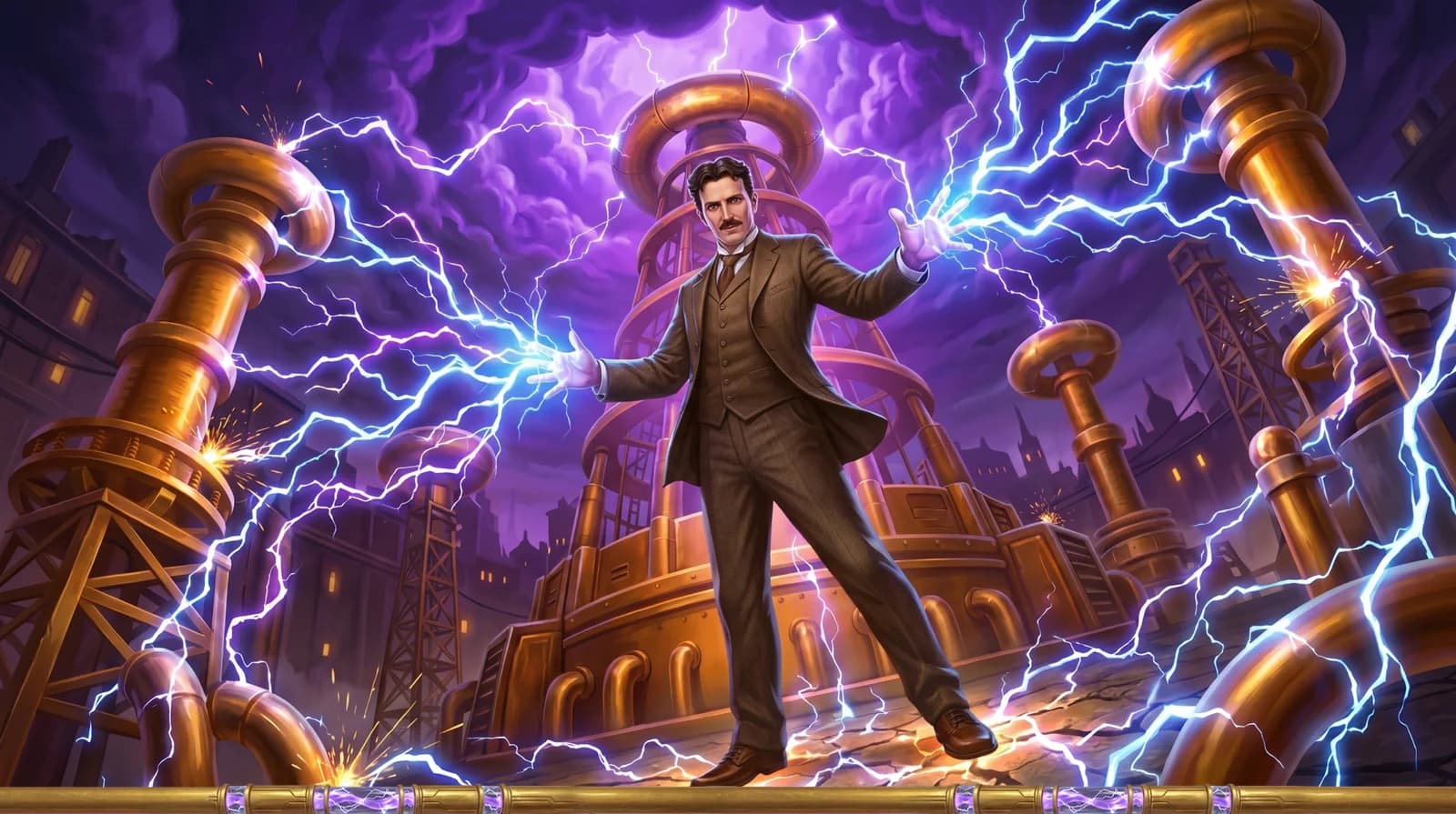 Tesla’s Power Tower – Slot Game Art, Symbols & UI — section 7