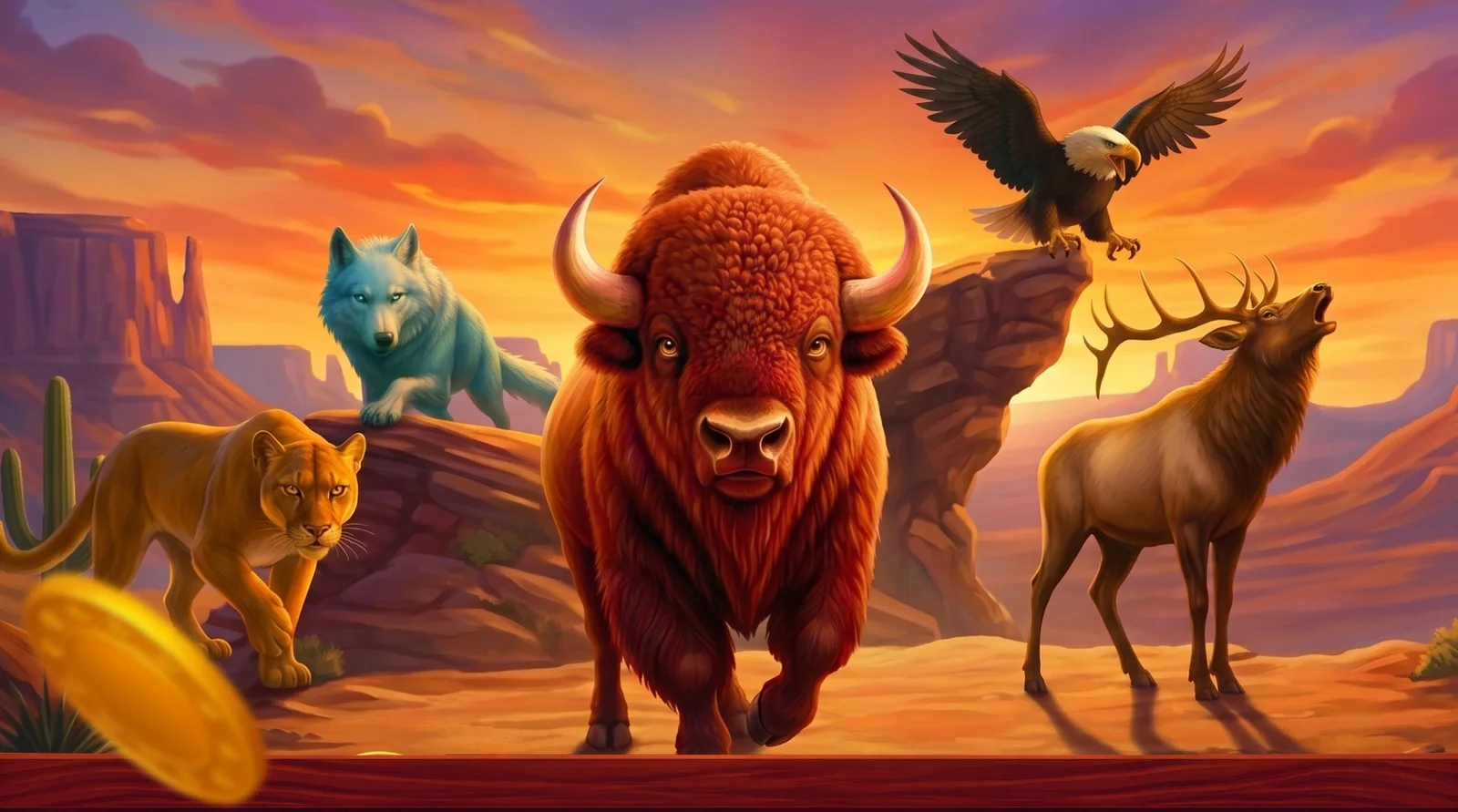 Buffalo Wild Collection – Slot Game Art, Symbols & UI — section 7