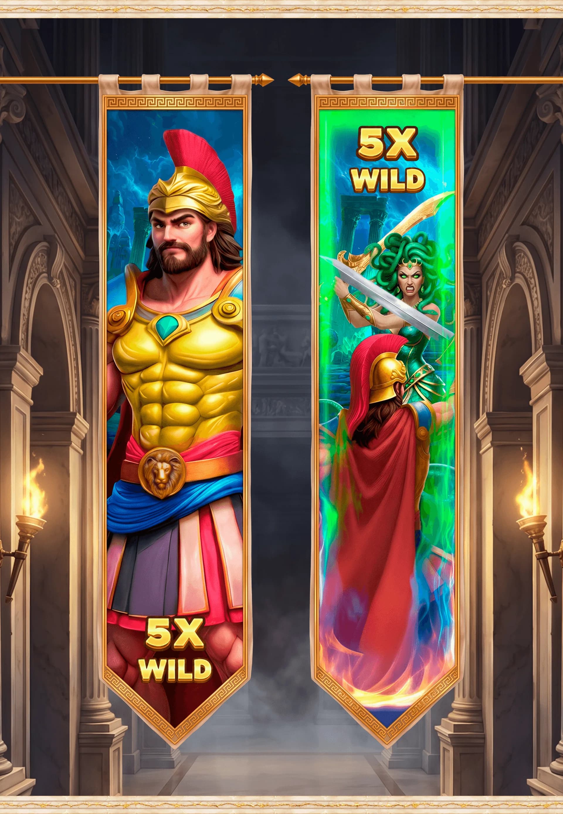 Medusa vs Perseus – Slot Game Design — section 8