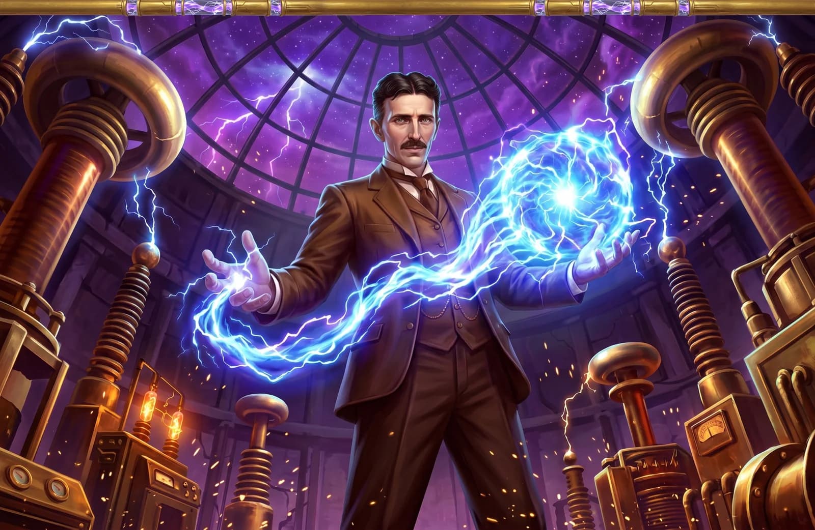Tesla’s Power Tower – Slot Game Art, Symbols & UI — section 9