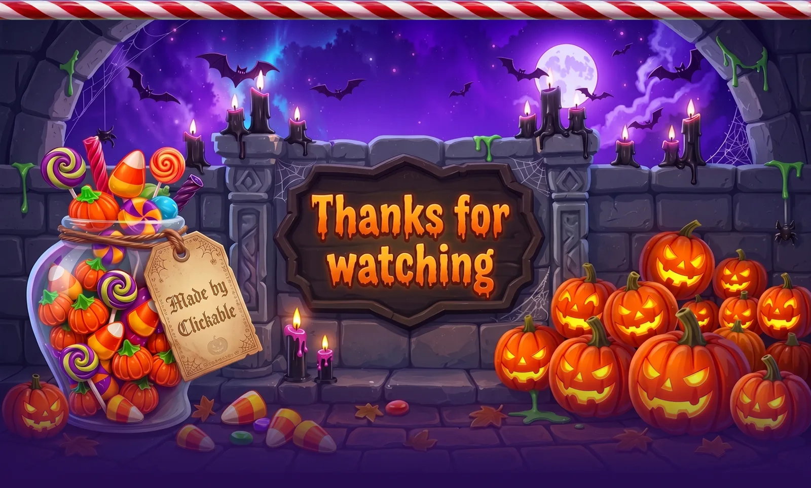 Sugar Kingdom Halloween – Slot Game Art, Symbols & UI — section 10