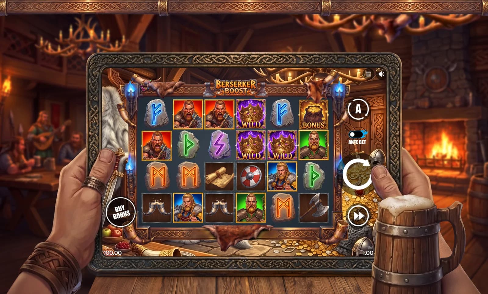 Berserker Boost – Slot Game Art, Characters & UI — section 10