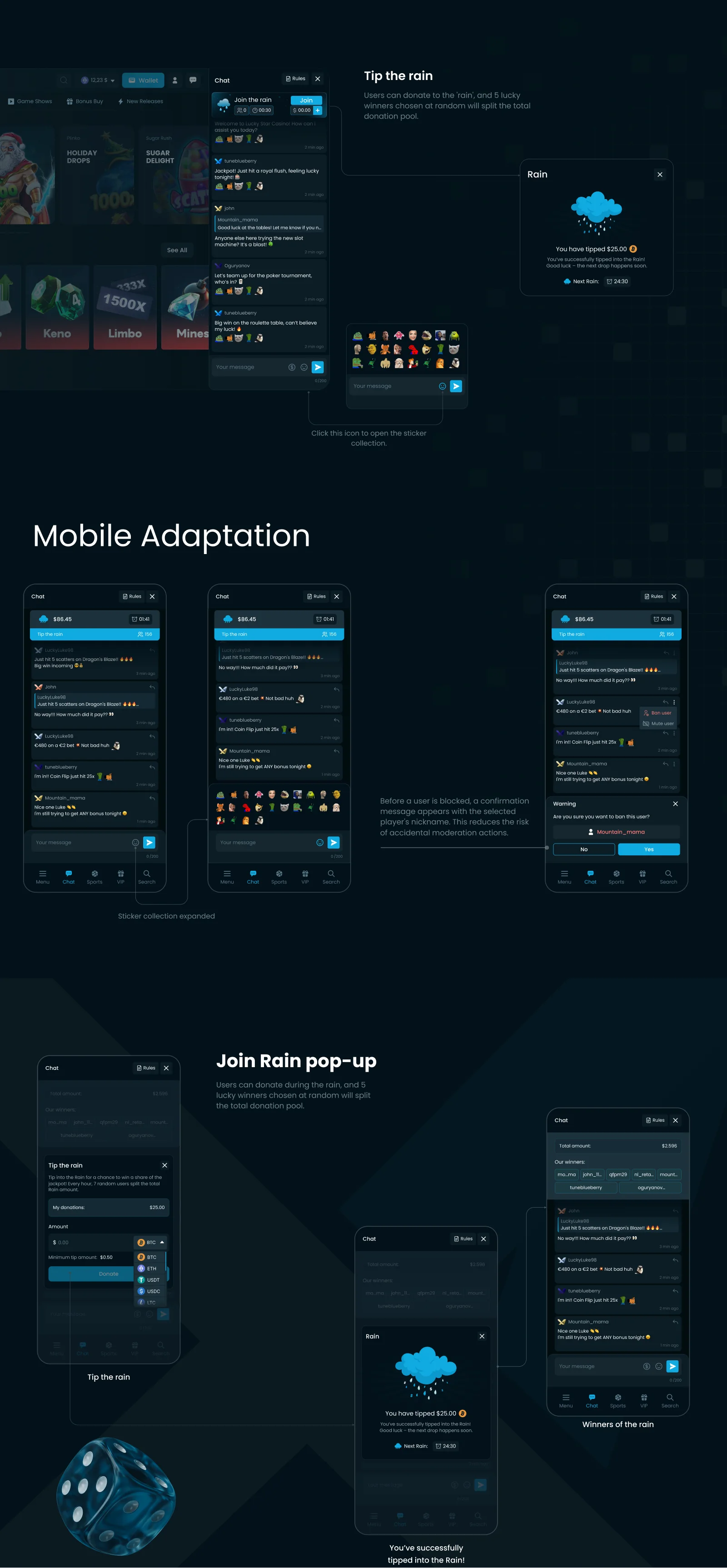 Winx – iGaming Platform UI/UX — section 12