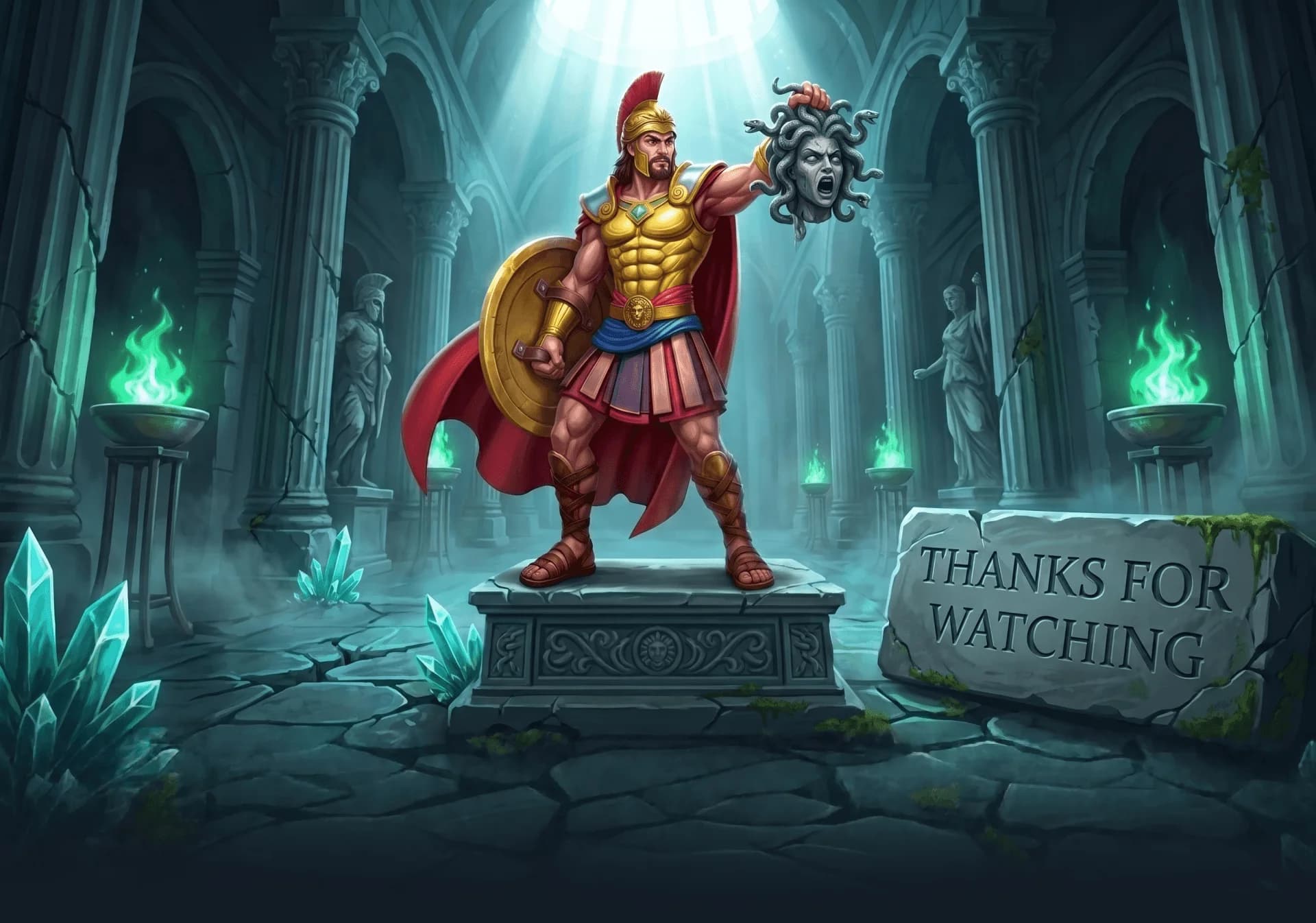 Medusa vs Perseus – Slot Game Design — section 15