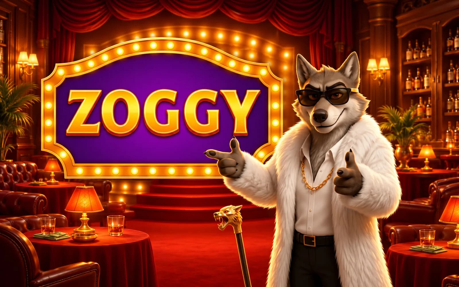 Zoggy – Casino Mascot, Brand & Game Visuals