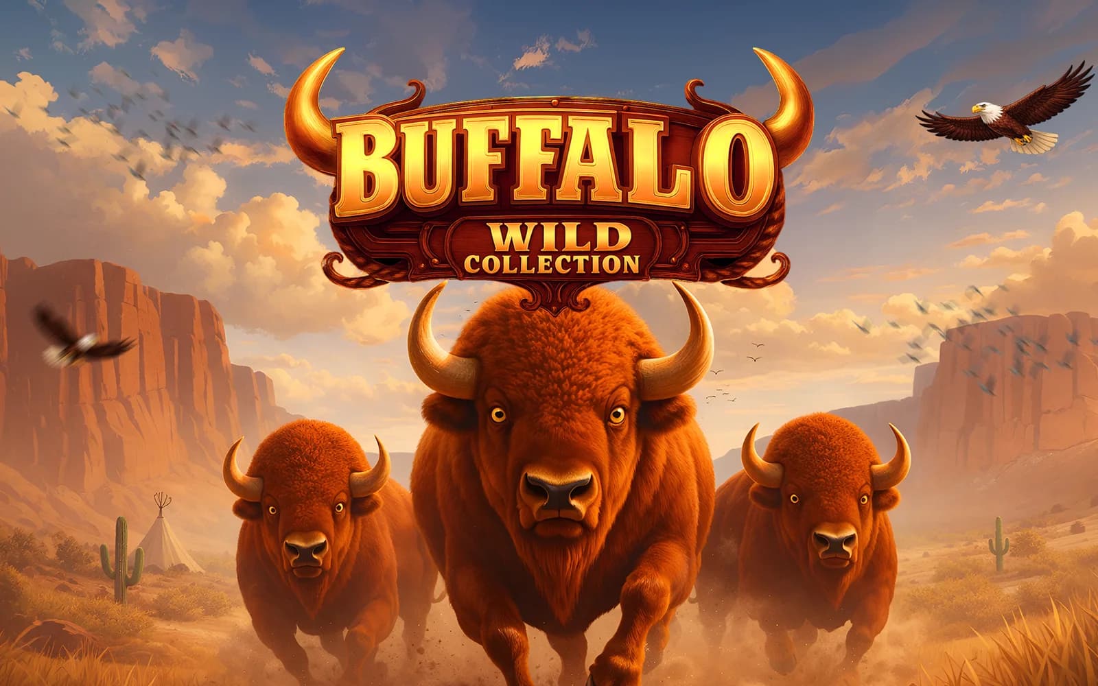 Buffalo Wild Collection – Slot Game Art, Symbols & UI