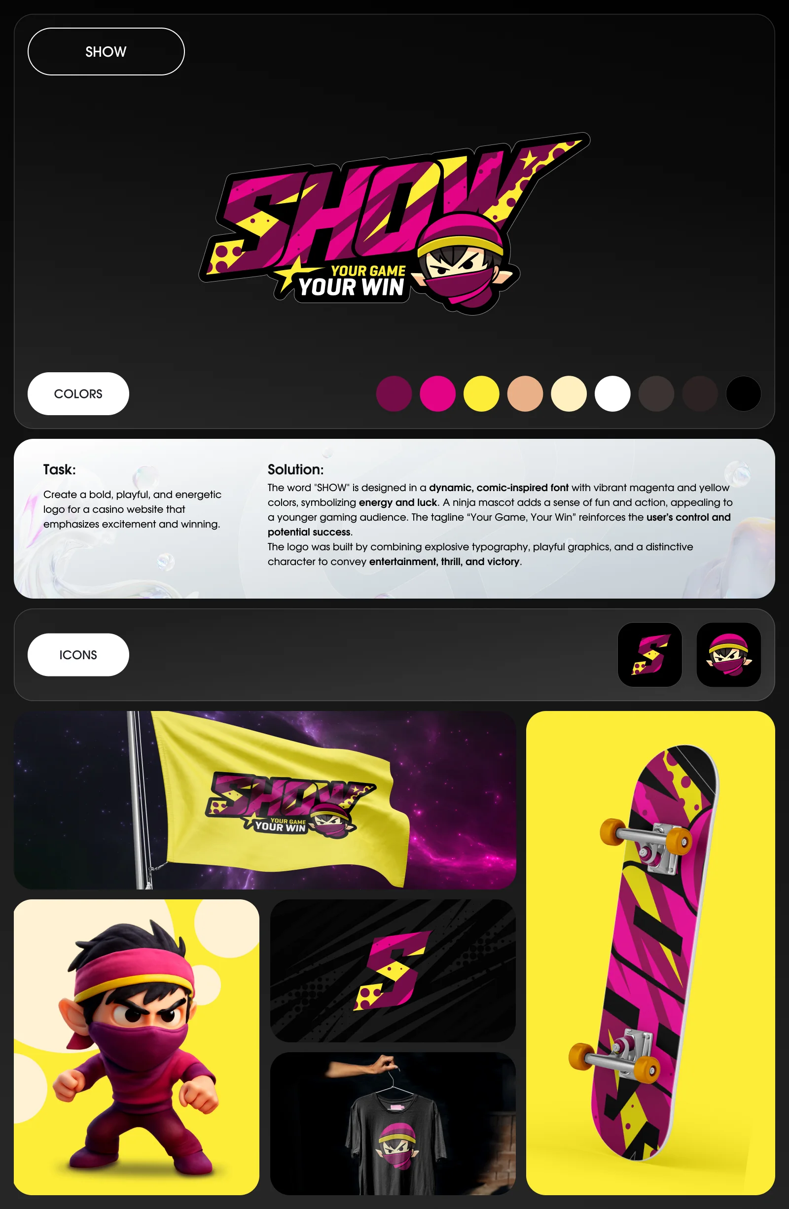 Logofolio – iGaming Brand Marks & Identity Systems — section 4