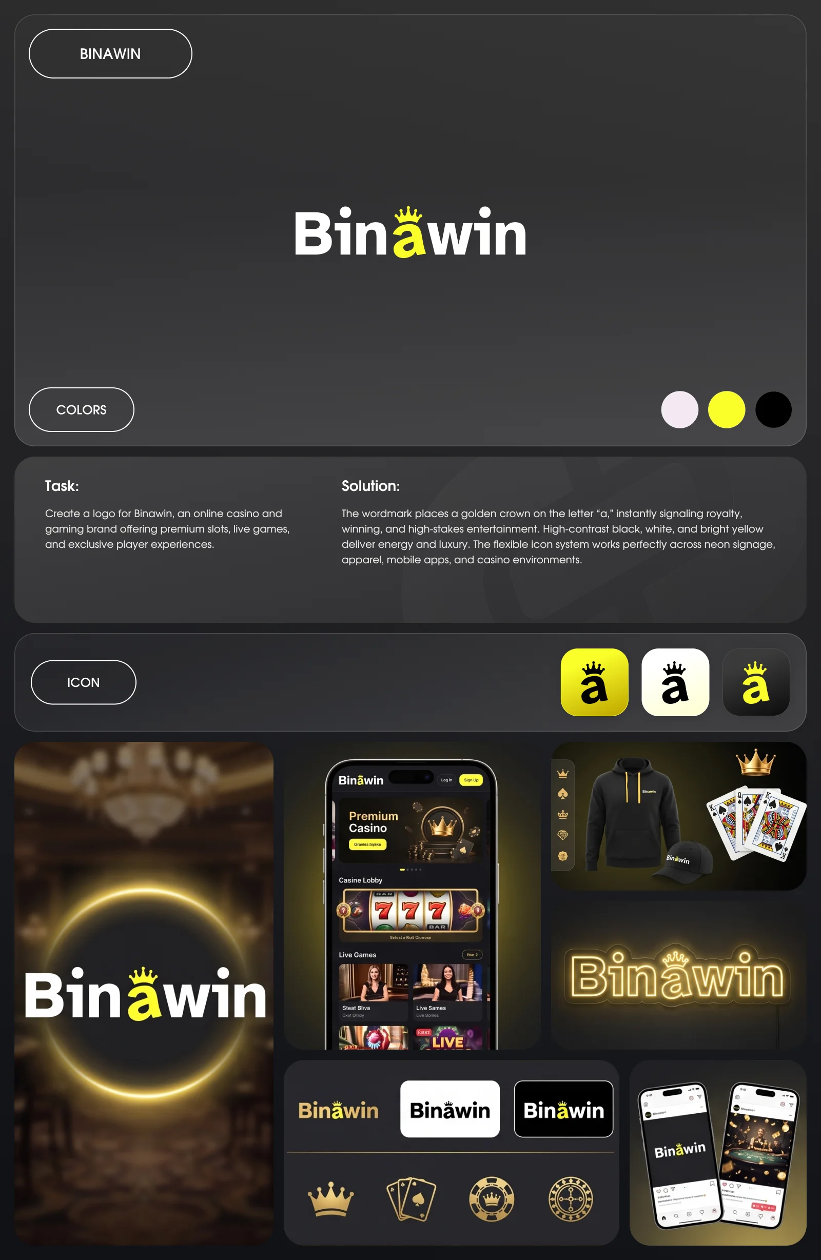 Logofolio – iGaming Brand Marks & Identity Systems — section 7