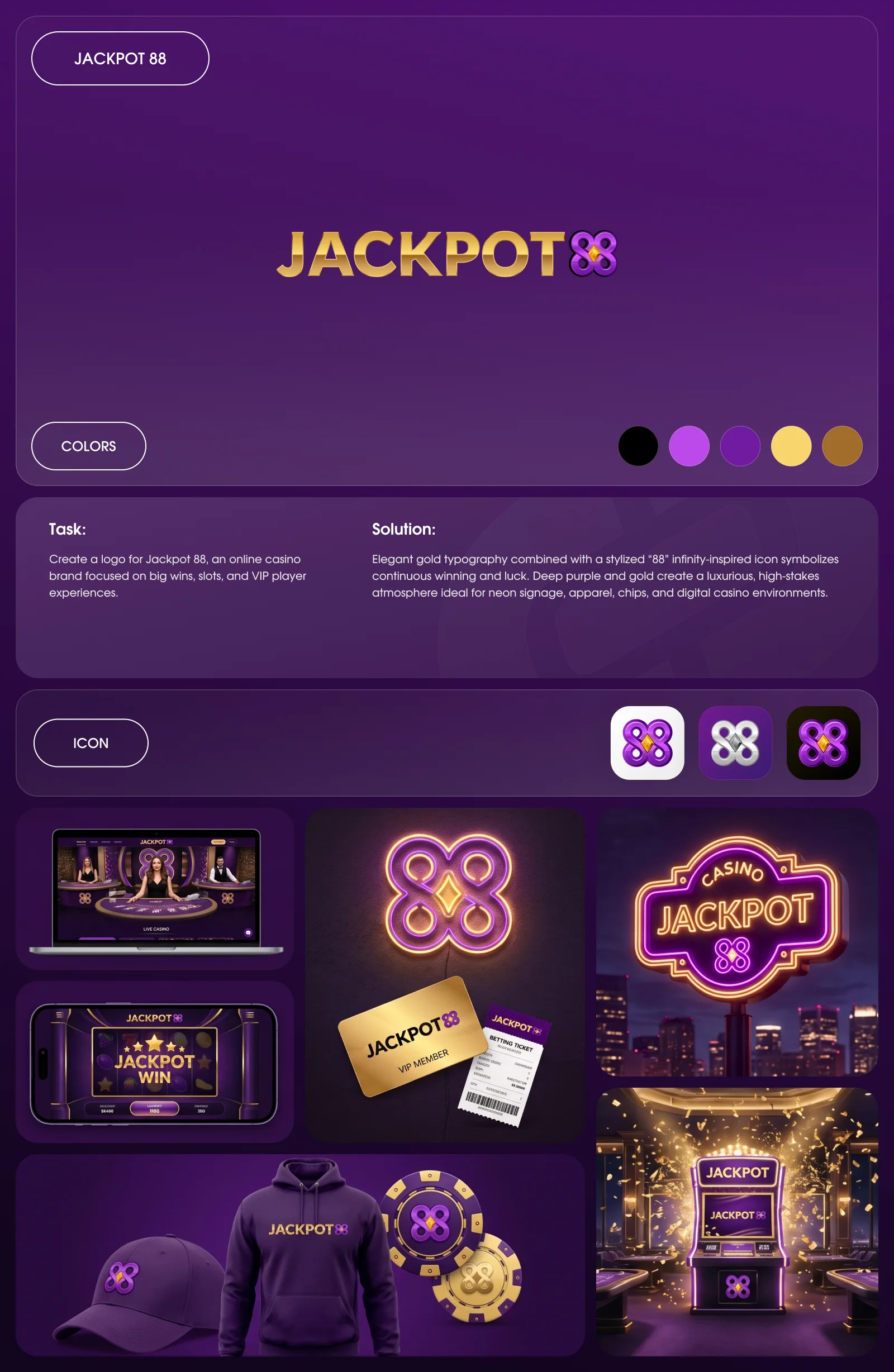 Logofolio – iGaming Brand Marks & Identity Systems — section 11